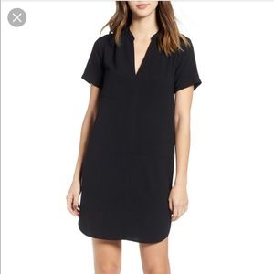 All in Favor Black Hailey Crepe Dress